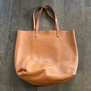 Madewell Vegan Leather Tote Brown